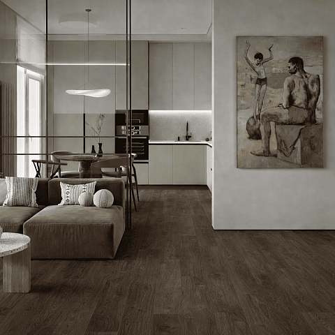 Clix Floor Plus CXP 088 Дуб тёмный шоколад (фото 2)