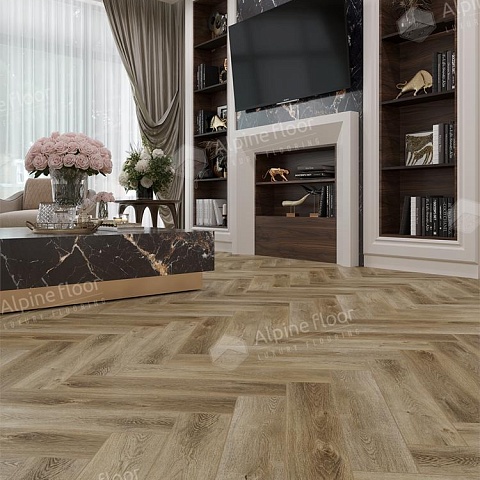 Alpine Floor SPC Light Parquet ECO 13-35AB Дуб Целата 4V 43кл (фото 4)