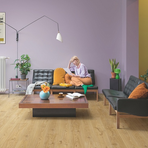 QS Alpha Vinyl BLOS планка AVSPU 40025 Дуб коттедж натуральный (фото 11)