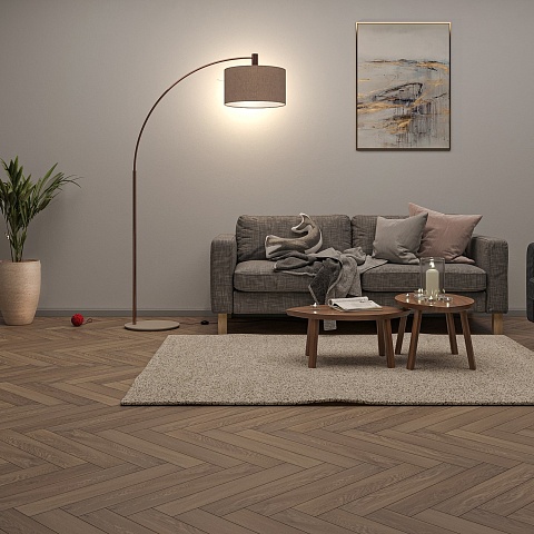 My Step Herringbone MS4212 Bordo Oak 12 мм 33 класс с фаской (фото 8)