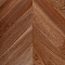 CROWNWOOD Лофт  Французская елка 45° 2-х слойная (шпонка) Арт.: 120407, Американский орех Селект, Лак 480 x 120 x 15мм (миниатюра фото 1)