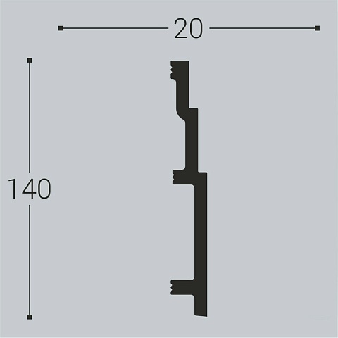 XPS П 13 140х20/ Белый (фото 2)