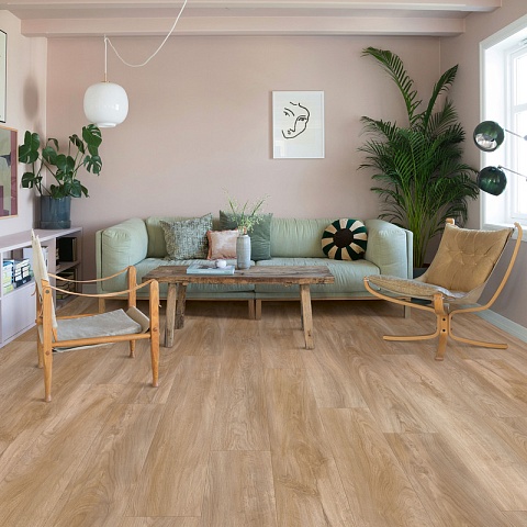 QS Alpha Vinyl BLOS планка AVSPU 40348 Дуб Оклахома натуральный (фото 10)