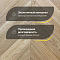 Wood Bee Chevron  Дуб Селект гладкий глянец, Select UV-лак gloss 30±5% (правая) (миниатюра фото 2)
