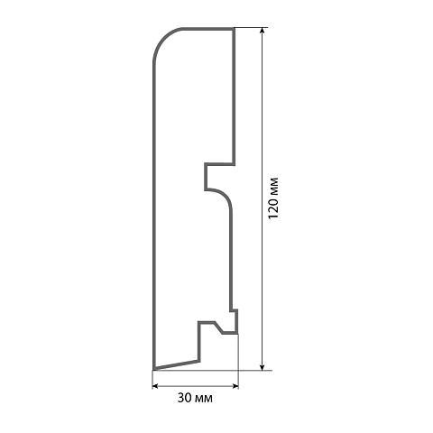 Finitura dekor R9 120х30х2400/ Дуб (фото 2)