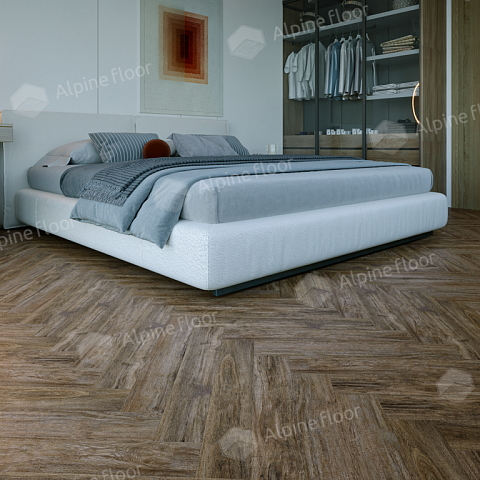 Alpine Floor Herringbone 8 Pro 4V 33 (CH) LF102-10A New_ Дуб Бордо (фото 13)
