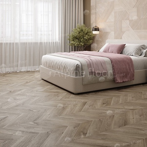Alpine Floor LVT Chevron Alpine  ECO 20-3 Дуб Натуральный Отбеленный Chevron 4V 43кл AB (фото 2)