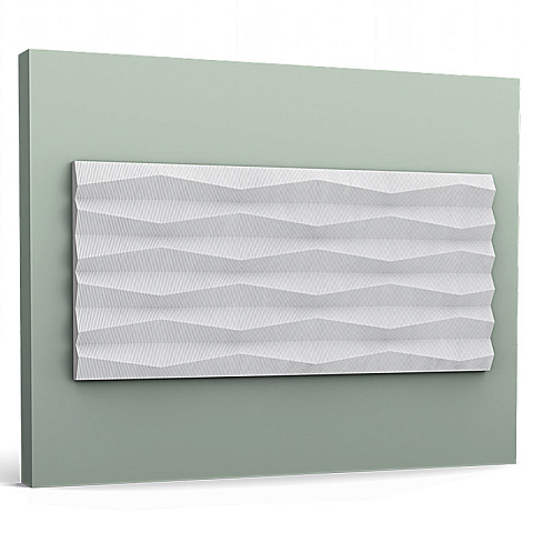 Стеновые панели Orac 3D W112 Ridge Белый (фото 1)